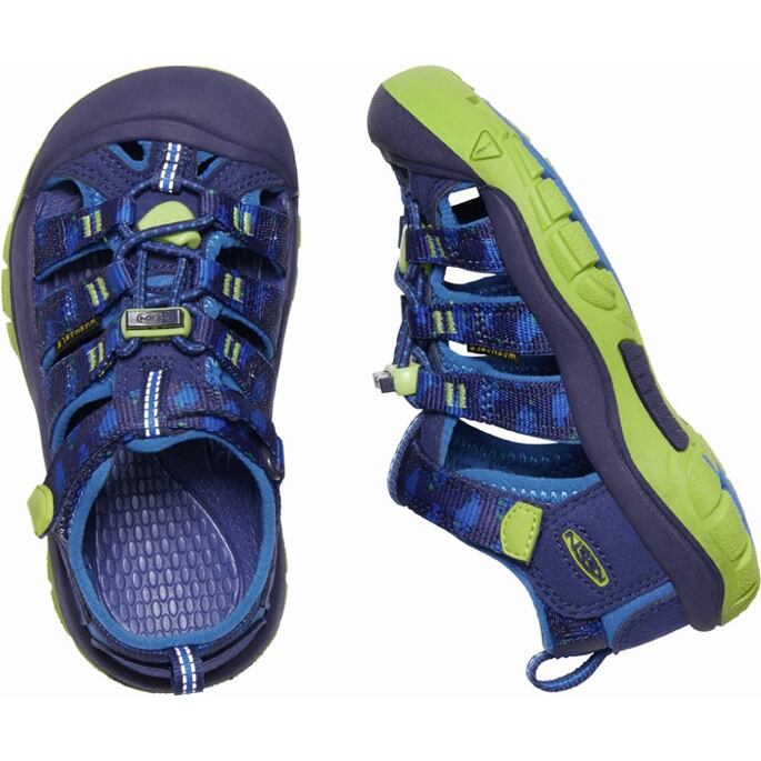 NEWPORT H2 CHILDREN, blue depths/chartreuse