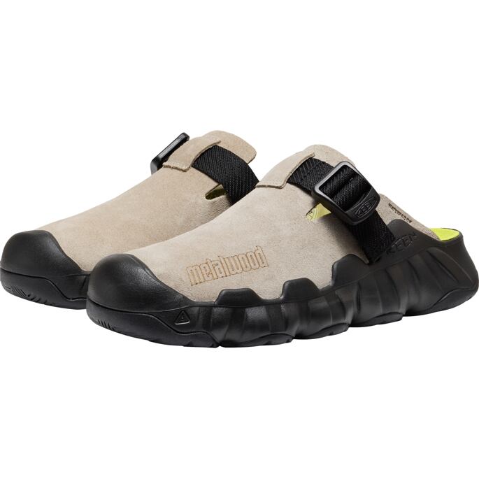 Pánské pantofle  KEEN HYPERPORT CLOG LEATHER, metalwood plaza