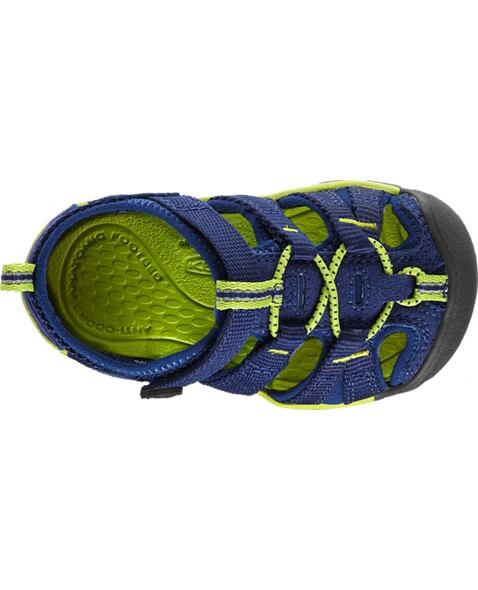 Sandále KEEN SEACAMP II CNX TOTS Infant, blue depths/lime green