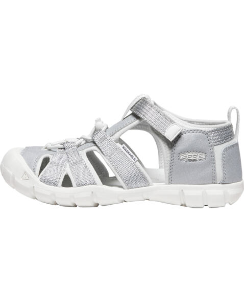 Detské sandále KEEN SEACAMP II CNX YOUTH, silver/star white