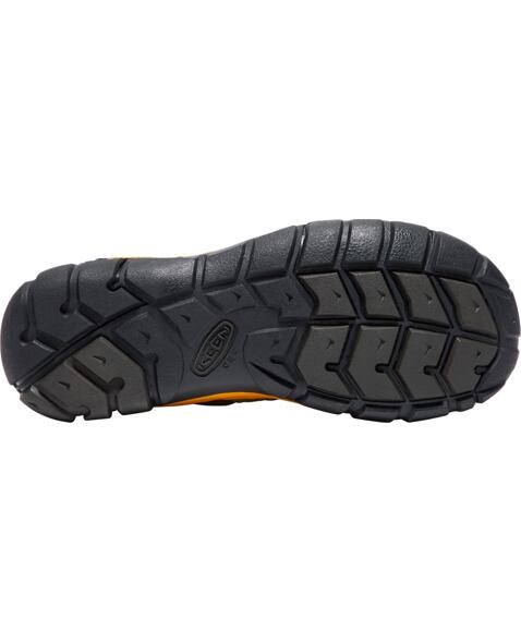 Dětské boty KEEN CHANDLER CNX WP YOUTH, dark olive/citrus