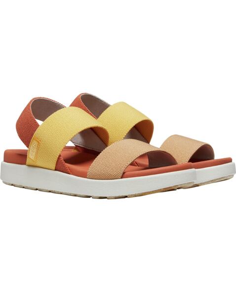 Dámské sandály KEEN ELLE BACKSTRAP W, fossil orange/silver birch