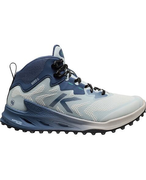 Dámske turistické topánky KEEN ZIONIC NXT MID WP, ballad blue/green