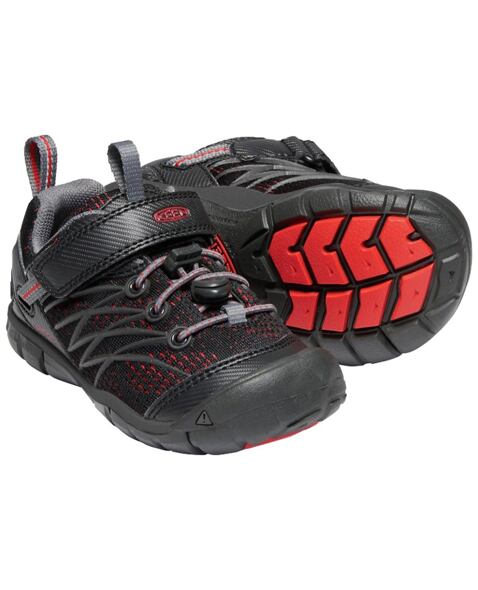 Detské topánky KEEN CHANDLER CNX CHILDREN, raven/fiery red