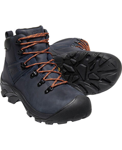 Pánské boty KEEN PYRENEES M, black iris/fossil orange