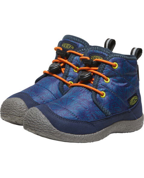 Topánky KEEN HOWSER II CHUKKA WP CHILDREN Kids, deep lagoon/evening primrose