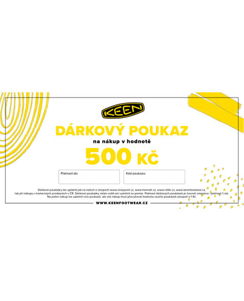 Dárkový poukaz 500 Kč