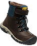 Boty KEEN GRETA BOOT WP YOUTH Junior, coffee bean/blue wing teal